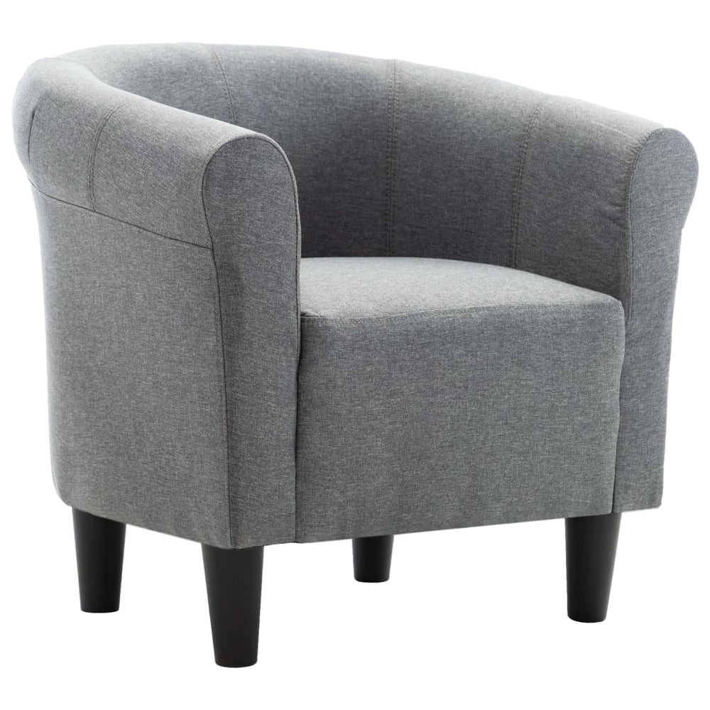 Sessel Hellgrau Stoff