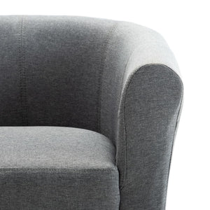 Sessel Hellgrau Stoff