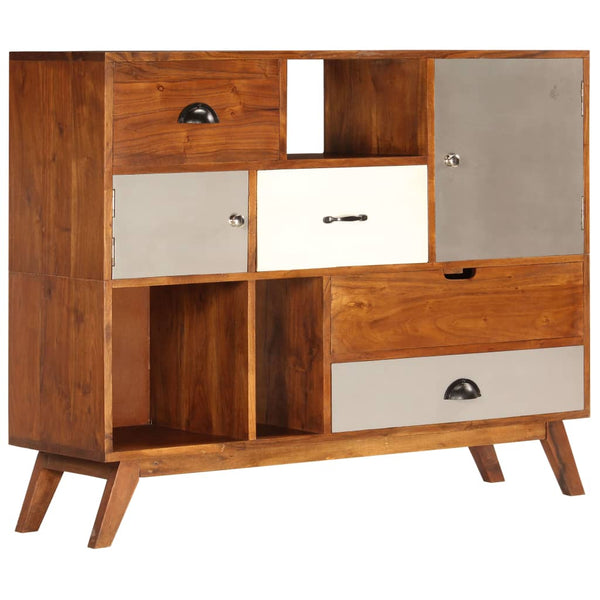 Sideboard 115x35x86 cm Massivholz Akazie