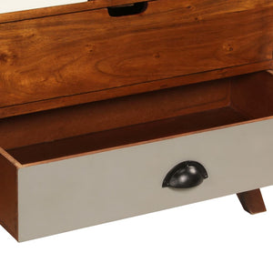 Sideboard 115x35x86 cm Massivholz Akazie