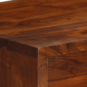 Sideboard 115x35x86 cm Massivholz Akazie
