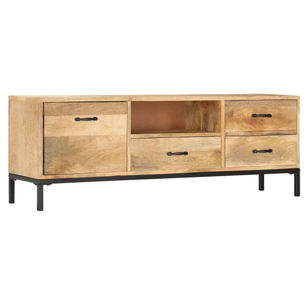 TV-Schrank 130x30x45 cm Massivholz Mango