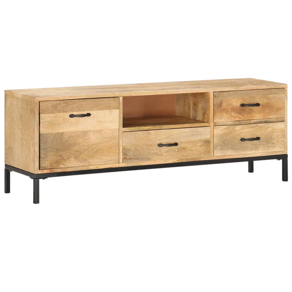 TV-Schrank 130x30x45 cm Massivholz Mango