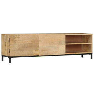 TV-Schrank 145x30x41 cm Massivholz Mango