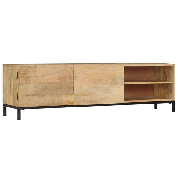 TV-Schrank 145x30x41 cm Massivholz Mango
