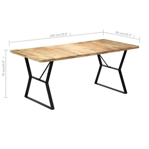 Esstisch 180x90x76 cm Massivholz Mango