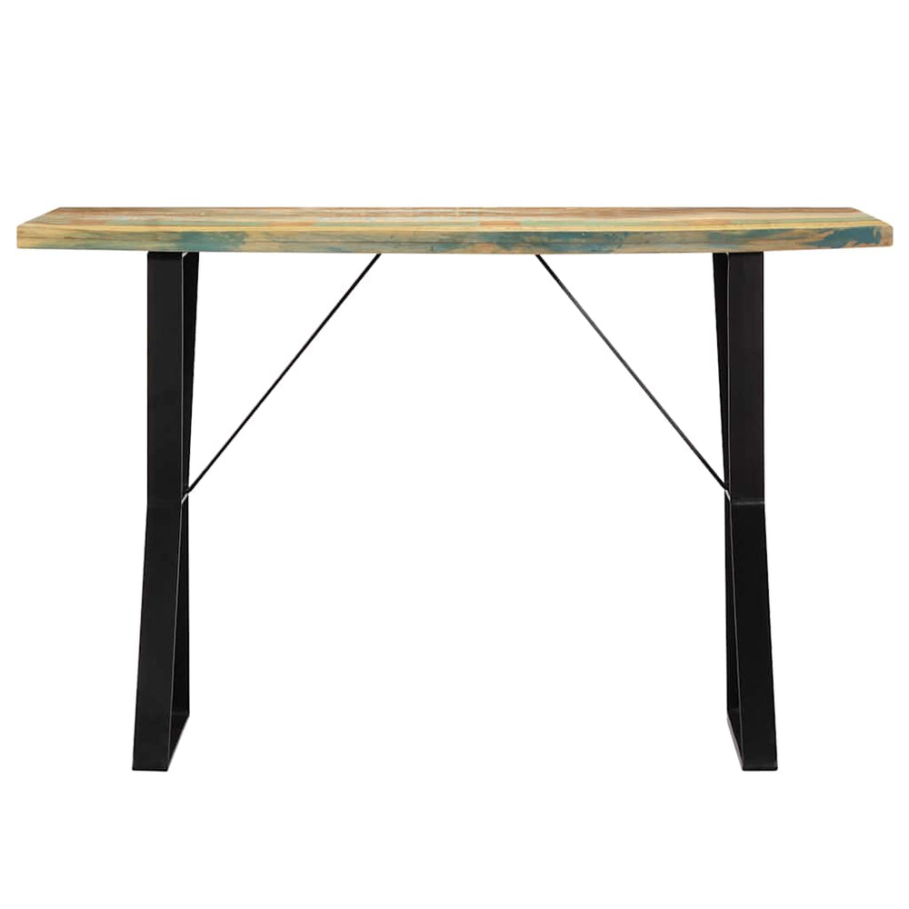 vidaXL Table de salle à manger 120x60x76 cm Bois de récupération massif