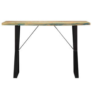 vidaXL Table de salle à manger 120x60x76 cm Bois de récupération massif