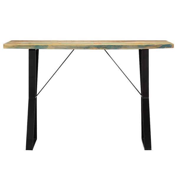vidaXL Table de salle à manger 120x60x76 cm Bois de récupération massif
