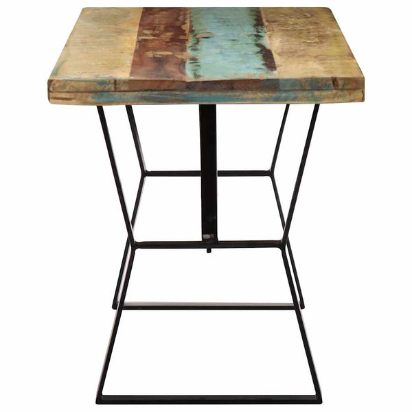 vidaXL Table de salle à manger 120x60x76 cm Bois de récupération massif