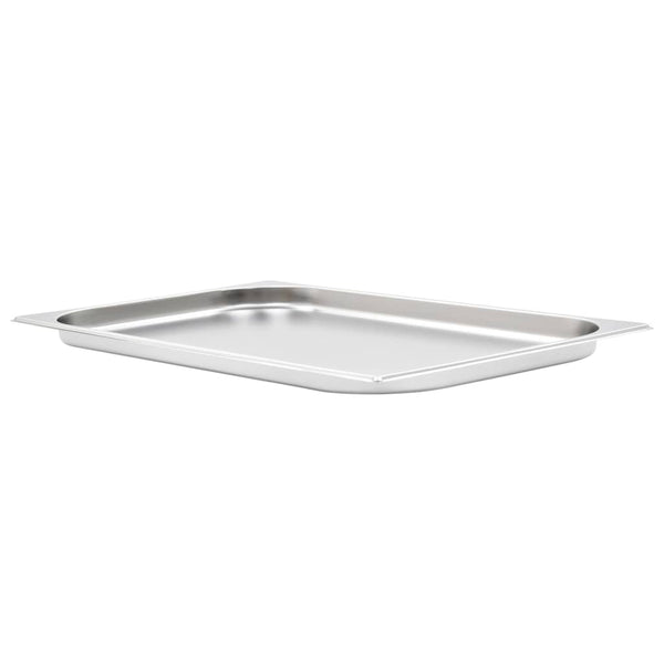 Gastronormbehälter GN 1/1 Edelstahl, 4er-Set