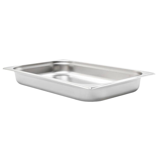 Gastronormbehälter GN 1/1 Edelstahl, 4er-Set