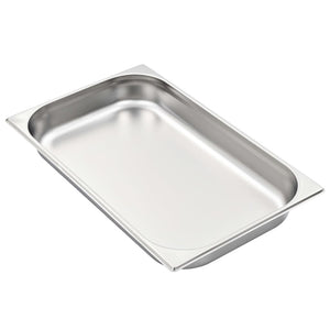 Gastronormbehälter GN 1/1 Edelstahl, 4er-Set