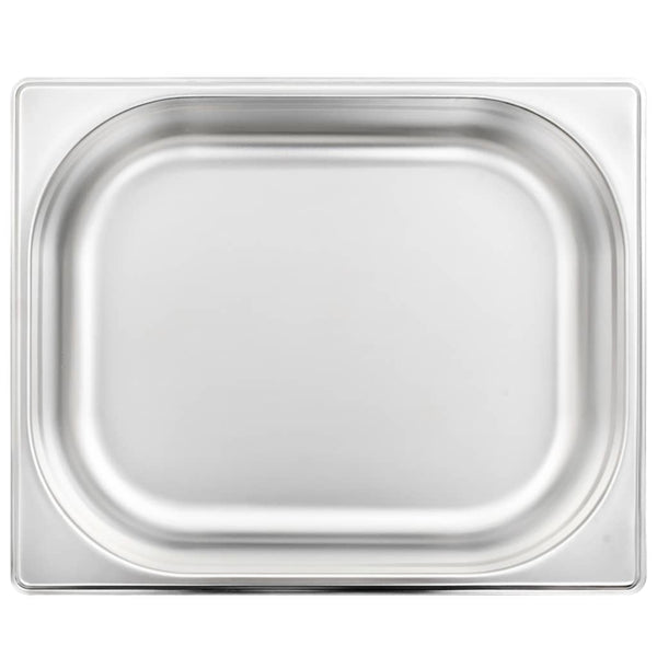 GN 1/2 Gastronormbehälter Edelstahl, 4er-Set