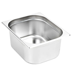 GN 1/2 Edelstahl Gastronormbehälter 150mm - 2er Set
