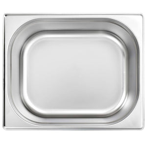 GN 1/2 Edelstahl Gastronormbehälter 150mm - 2er Set