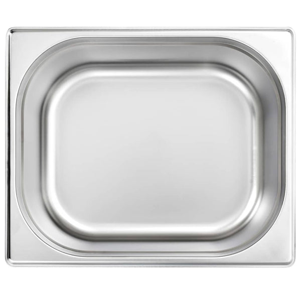 GN 1/2 Edelstahl Gastronormbehälter 150mm - 2er Set