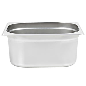GN 1/2 Edelstahl Gastronormbehälter 150mm - 2er Set