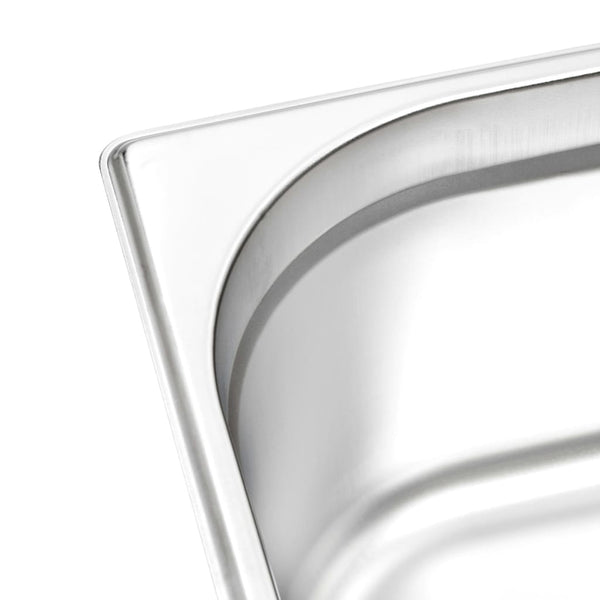 GN 1/2 Edelstahl Gastronormbehälter 150mm - 2er Set