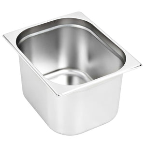 GN 1/2 Edelstahl Gastronormbehälter 200mm