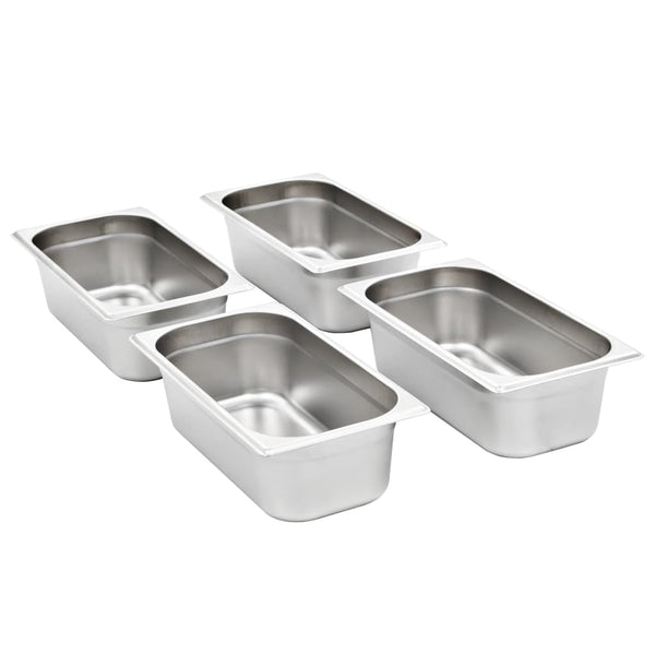 Gastronormbehälter GN 1/3 Edelstahl, 8er-Set