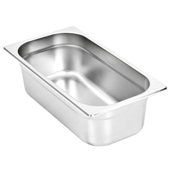 Gastronormbehälter GN 1/3 Edelstahl, 8er-Set