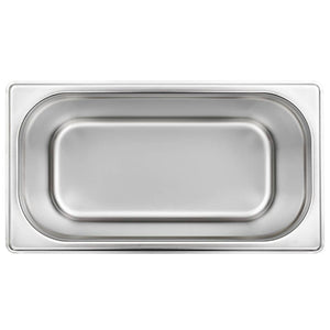 GN 1/3 Edelstahl Gastronormbehälter, 4er-Set