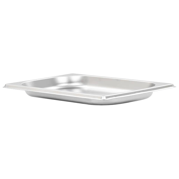 GN 1/4 Edelstahl Gastronormbehälter, 12er-Set
