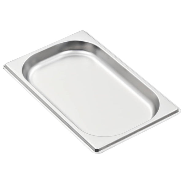 GN 1/4 Edelstahl Gastronormbehälter, 12er-Set
