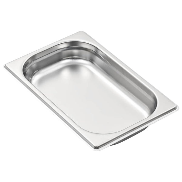 Gastronormbehälter GN 1/4, 40mm, Edelstahl, 12er-Set