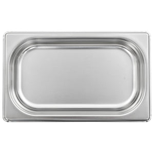 Gastronormbehälter GN 1/4, 40mm, Edelstahl, 12er-Set