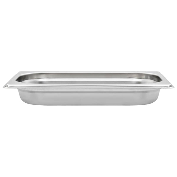 Gastronormbehälter GN 1/4, 40mm, Edelstahl, 12er-Set