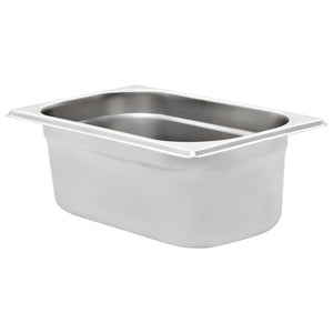 Gastronormbehälter GN 1/4 Edelstahl 8er-Set