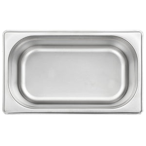 Gastronormbehälter GN 1/4 Edelstahl 8er-Set