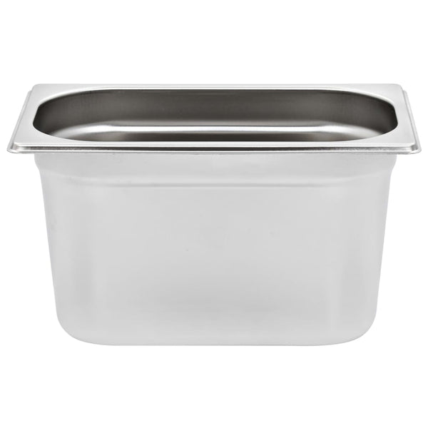 GN 1/4 Edelstahl Gastronormbehälter 4er Set