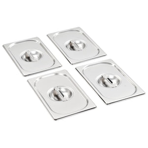 Deckel für GN 1/4 Behälter 4 Stk. Edelstahl