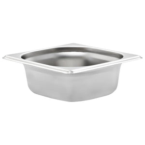 Gastronormbehälter GN 1/6 Edelstahl, 12er-Set