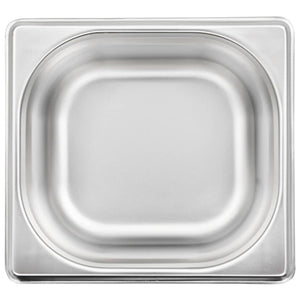 Gastronormbehälter GN 1/6 Edelstahl, 12er-Set