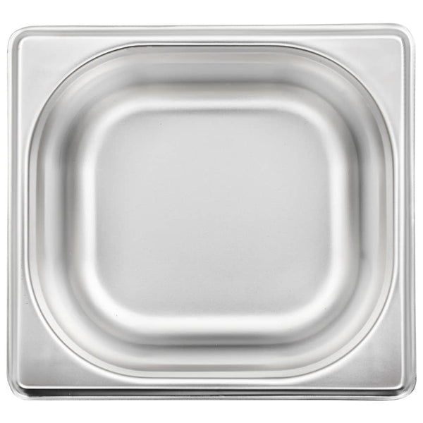 Gastronormbehälter GN 1/6 Edelstahl, 12er-Set