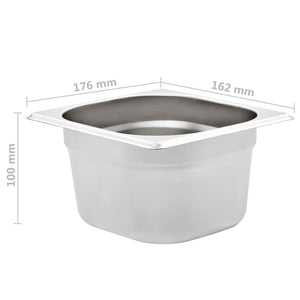 GN 1/6 Gastronormbehälter, 100mm, 12er Set
