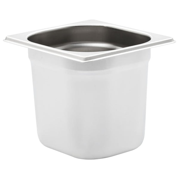 GN 1/6 Gastronormbehälter, 8er Set, Edelstahl