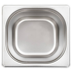 GN 1/6 Gastronormbehälter, 8er Set, Edelstahl