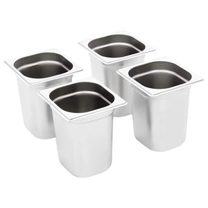 GN 1/6 Gastronormbehälter, 200mm, 8er Set