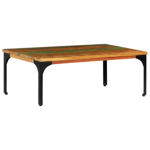 vidaXL Table basse 100x60x35 cm en bois de récupération massif