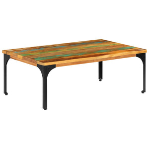 vidaXL Table basse 100x60x35 cm en bois de récupération massif