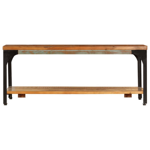 Couchtisch mit Ablage 100x60x35 cm Altholz Massiv