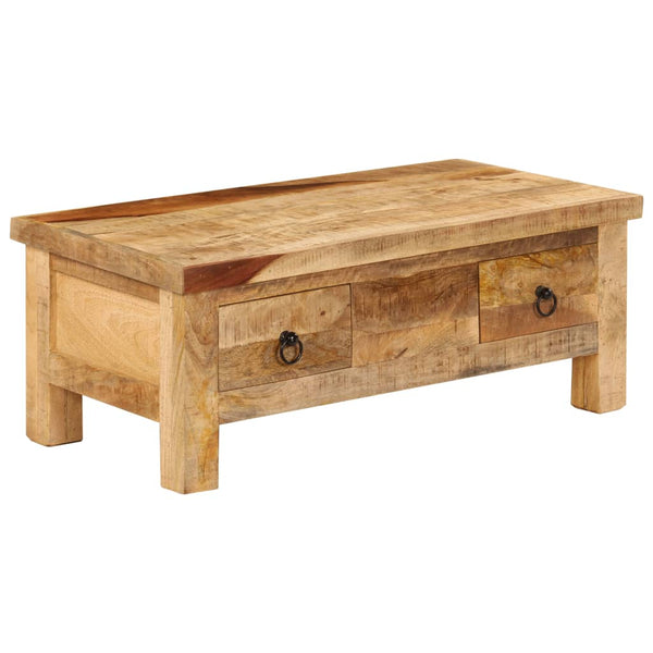 Couchtisch 90x45x35 cm Massivholz Mango