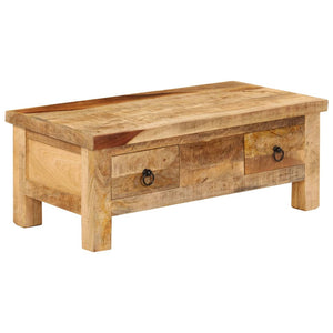 Couchtisch 90x45x35 cm Massivholz Mango