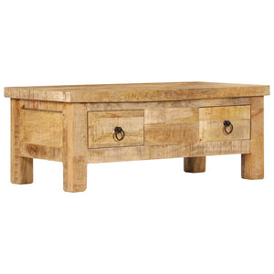 Couchtisch 90x45x35 cm Massivholz Mango