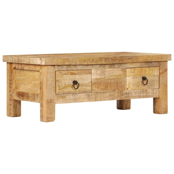 Couchtisch 90x45x35 cm Massivholz Mango